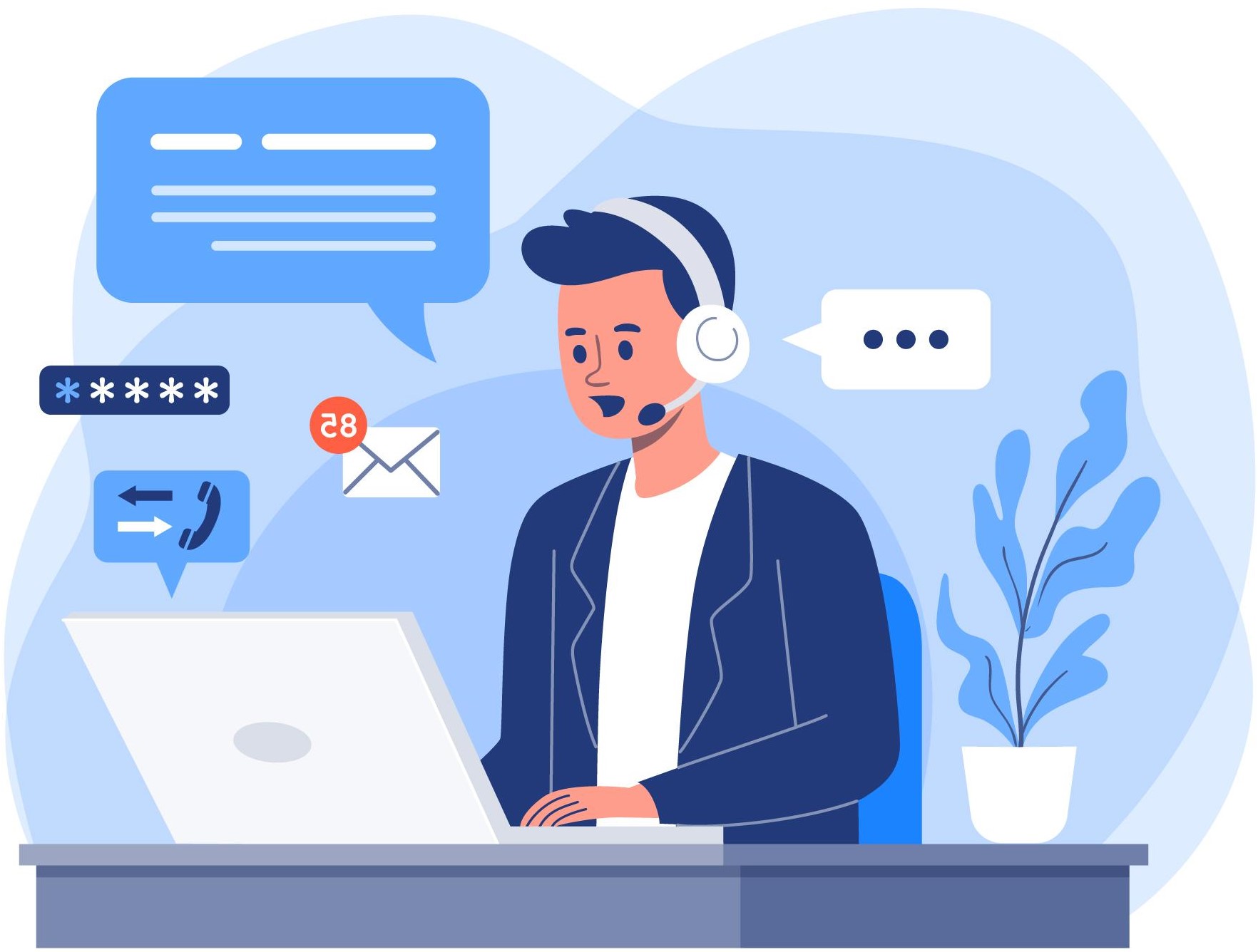 Contact Illustration